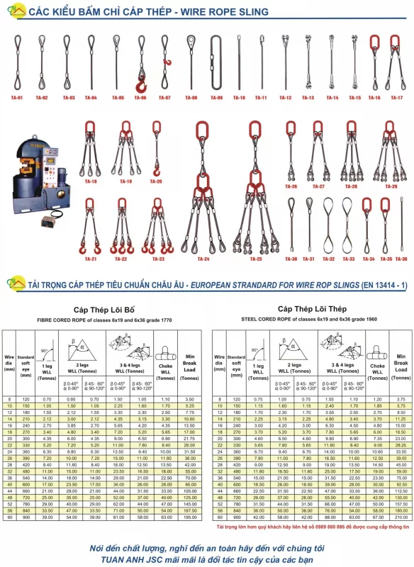 Công ty dây cáp thép miền bắc