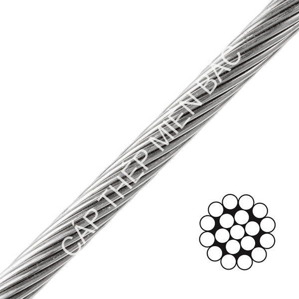 Cáp thép TK70 Cáp thép TK70 ₫1,000 Cáp cứng viễn thông 1x19