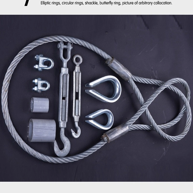 Sling cáp thép bấm chì