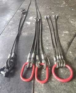 sling cáp thép bấm chì mắt cứng