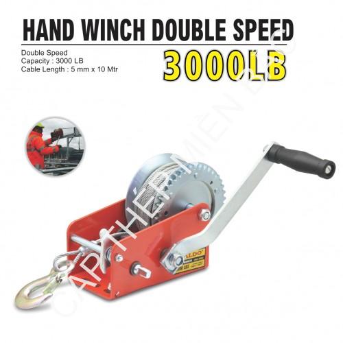 Tời quay tay 3000lbs tời quay tay 3000lbs ₫10,000 <strong>Tời quay tay 3000lbs</strong> là một thiết bị nâng hạ hữu ích, mang lại nhiều lợi ích cho người sử dụng. Với khả năng nâng hạ lớn, tính di động cao và chi phí hợp lý, sản phẩm này xứng đáng là một trong những lựa chọn hàng đầu cho những ai cần một thiết bị nâng hạ hiệu quả. Việc sử dụng đúng cách và bảo trì thường xuyên sẽ giúp tời quay tay hoạt động bền bỉ và an toàn trong suốt thời gian dài. Tời quay tay 3000lbs